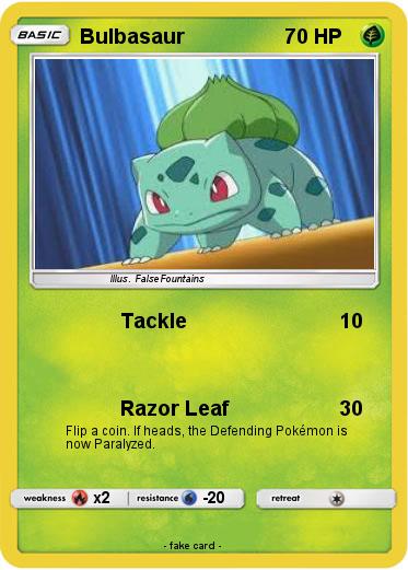 Pokemon Bulbasaur