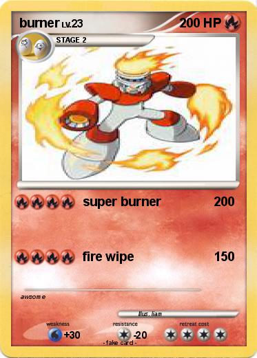 Pokemon burner