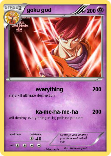 Pokemon goku god