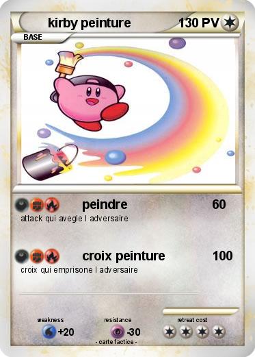 Pokemon kirby peinture