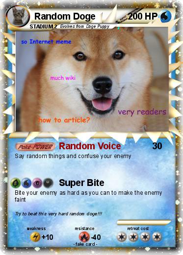 Pokemon Random Doge