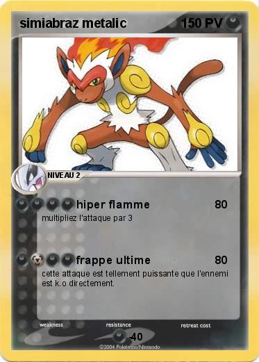 Pokemon simiabraz metalic