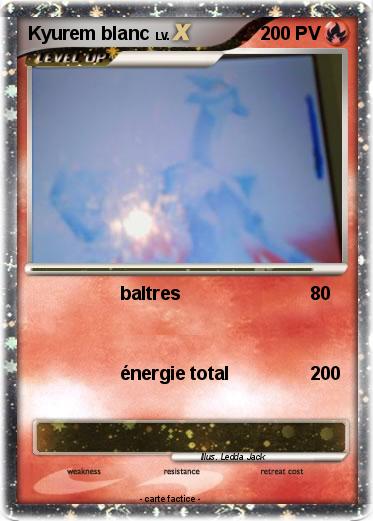 Pokemon Kyurem blanc