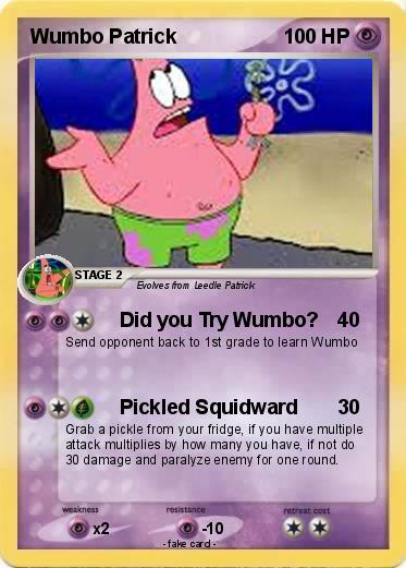 Pokemon Wumbo Patrick