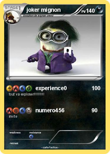 Pokemon joker mignon