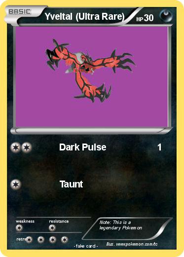 Pokemon Yveltal (Ultra Rare)