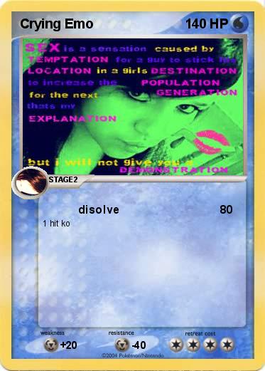 Pokemon Crying Emo