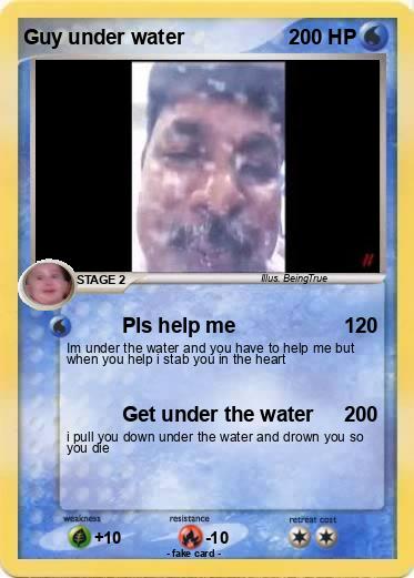 Pokemon Guy under water