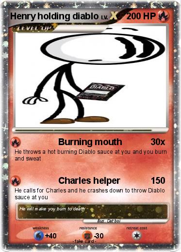 Pokemon Henry holding diablo