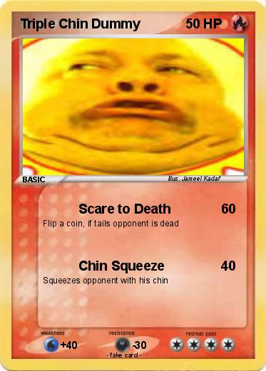 Pokemon Triple Chin Dummy