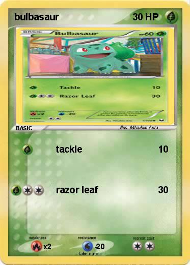 Pokemon bulbasaur