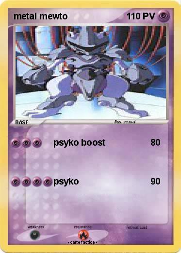 Pokemon metal mewto