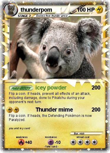 Pokemon thunderpom