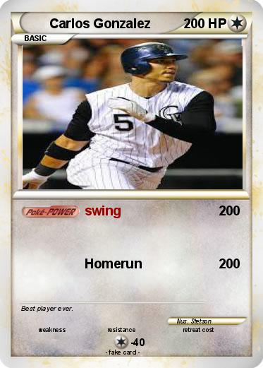 Pokemon Carlos Gonzalez