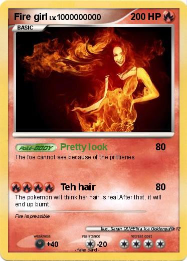 Pokemon Fire girl