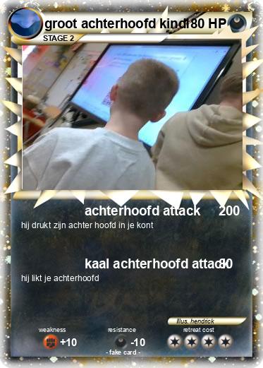Pokemon groot achterhoofd kind