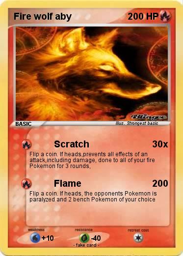 Pokemon Fire wolf aby