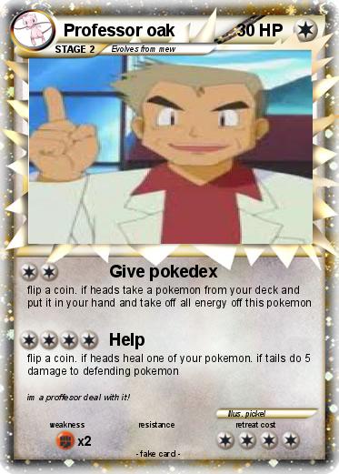 Pokemon Professor oak