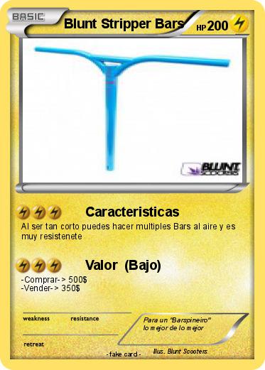 Pokemon Blunt Stripper Bars