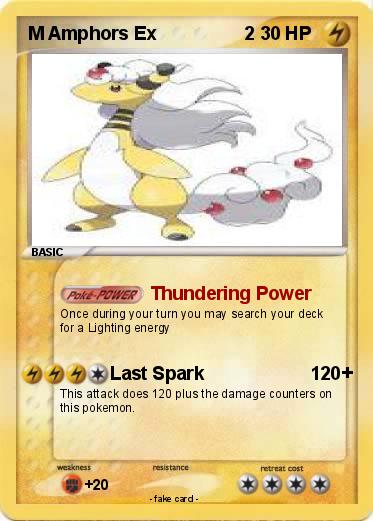 Pokemon M Amphors Ex                 2