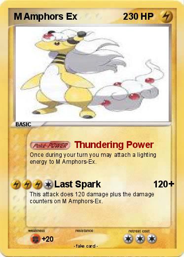 Pokemon M Amphors Ex                  2