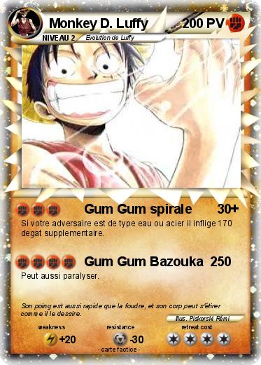 Pokemon Monkey D. Luffy