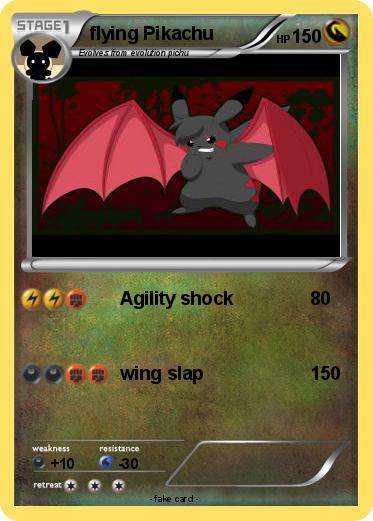 Pokemon flying Pikachu