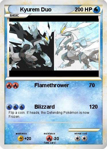 Pokemon Kyurem Duo