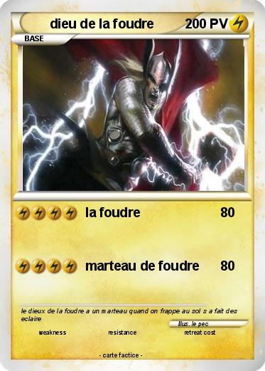 Pokemon dieu de la foudre