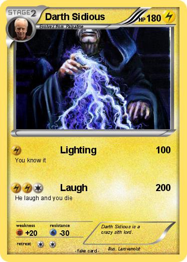 Pokemon Darth Sidious