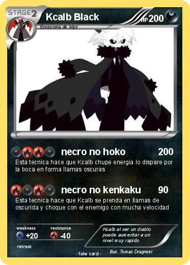 Pokemon Kcalb Black