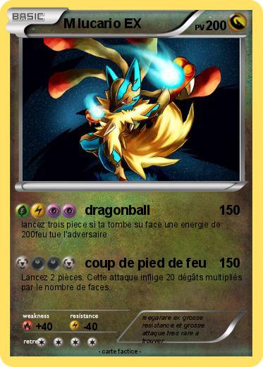 Pokemon M lucario EX