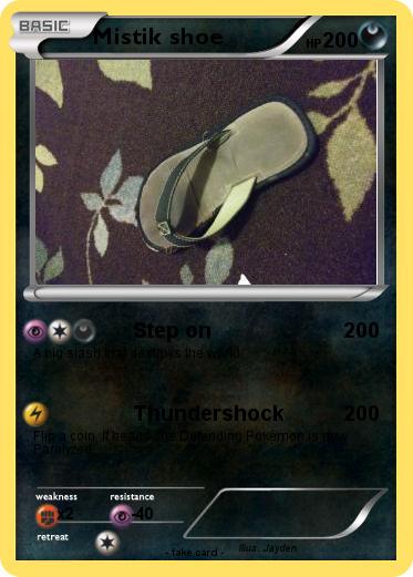 Pokemon Mistik shoe