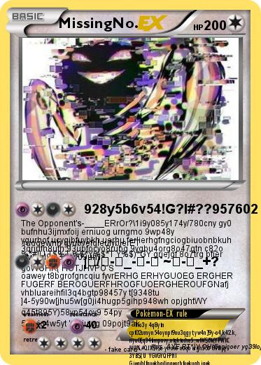 Pokemon MissingNo.