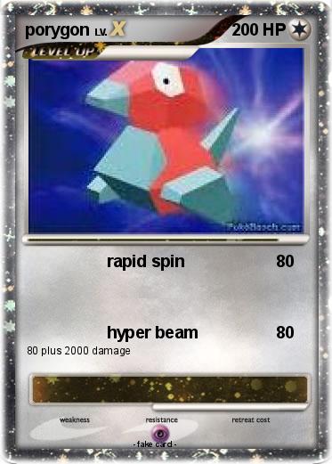 Pokemon porygon