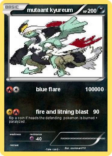 Pokemon mutaant kyureum