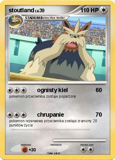 Pokemon stoutland