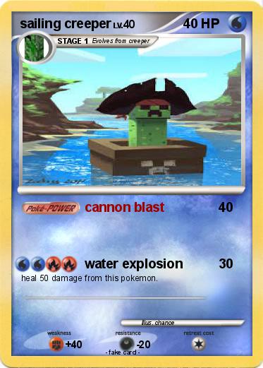 Pokemon sailing creeper