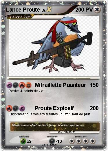 Pokemon Lance Proute
