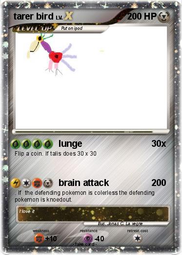 Pokemon tarer bird