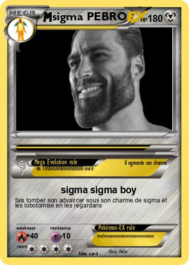 Pokemon sigma PEBRO