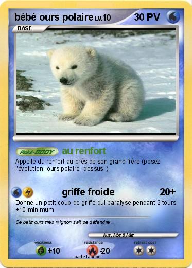 Pokemon bébé ours polaire