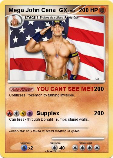 Pokemon Mega John Cena  GX