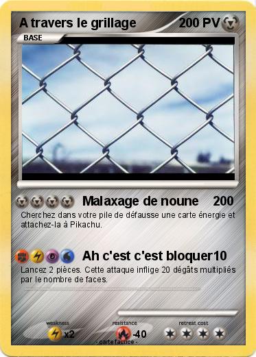 Pokemon A travers le grillage
