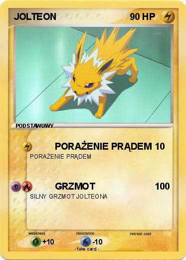 Pokemon JOLTEON