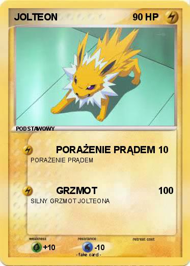 Pokemon JOLTEON