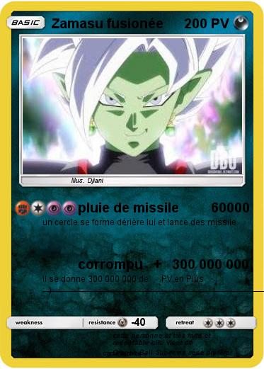 Pokemon Zamasu fusionée