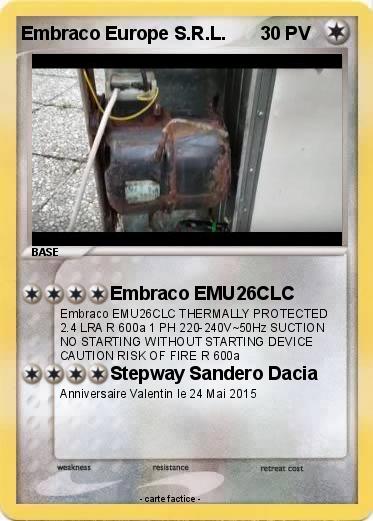 Pokemon Embraco Europe S.R.L.