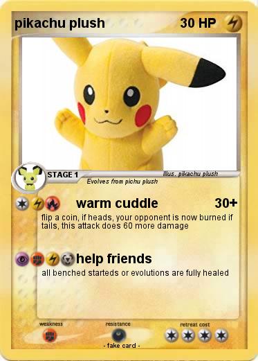 Pokemon pikachu plush