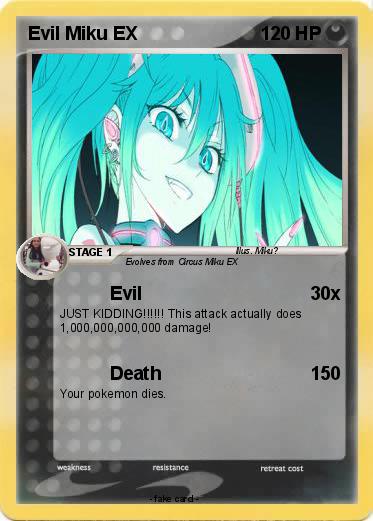 Pokemon Evil Miku EX
